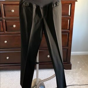 Black maternity dress pants